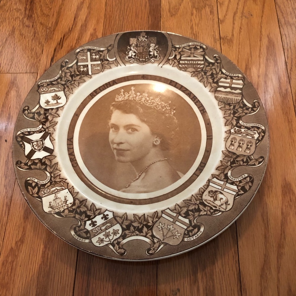 Queen Elizabeth Royal Staffordshire Ceramic Plate